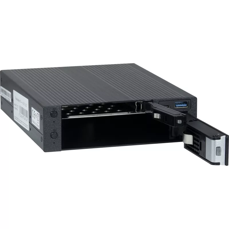HDD-Dock INTER-TECH ST-7227U für 2,5-Zoll- und 3,5-Zoll-Laufwerke, USB 3.0 mit Type-C und Type-A