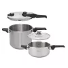 Kochtopf-Set Jata HOLL2547 — Edelstahl-Topf- und Pfannen-Set (Modell HOLL2547)