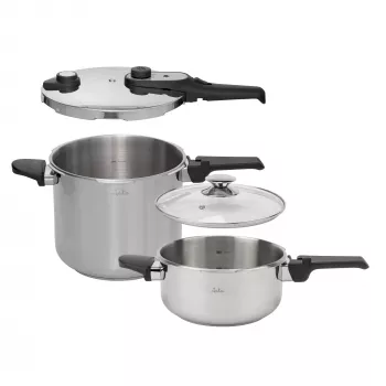 Kochtopf-Set Jata HOLL2547 — Edelstahl-Topf- und Pfannen-Set (Modell HOLL2547)
