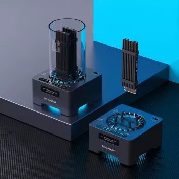 Dockingstation GrauGear M.2 NVMe SSD Station DM.2 Klone 20Gbit mit Lüfter
