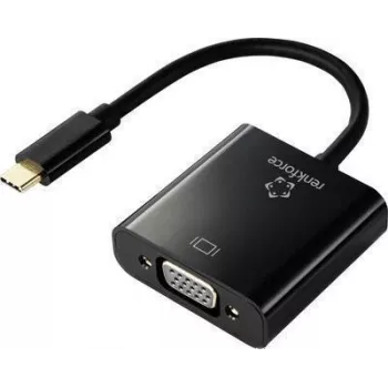 Renkforce RF-4679564 Video-Kabeladapter 0,1 m USB Type-C VGA (D-Sub) Schwarz (RF-4679564)