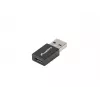 Lanberg AD-UC-UA-01 Kabel-Interface/Gender-Adapter USB 3.0 Typ A auf USB 3.0 Typ C Schwarz (AD-UC-UA-01)