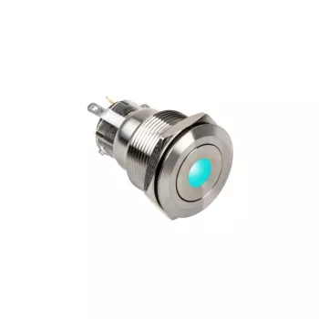Drucktaster DimasTech Vandalismustaster 22mm Silverline Dot RGB PD215, 22 mm