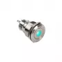 Drucktaster DimasTech Vandalismustaster 22mm Silverline Dot RGB PD215, 22 mm