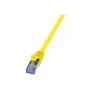 Netzwerkkabel LogiLink Cat6a S/FTP RJ-45 2m Gelb
