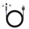 3-in-1-Ladekabel ColorWay CW-CBUU037-BK — Lightning, Micro‑USB, USB‑C, 1 m, 2,4 A