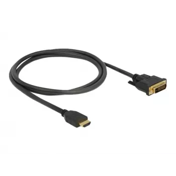 DeLOCK 85652 Video-Kabel-Adapter 1 m HDMI Typ A (Standard) DVI Schwarz (85652)