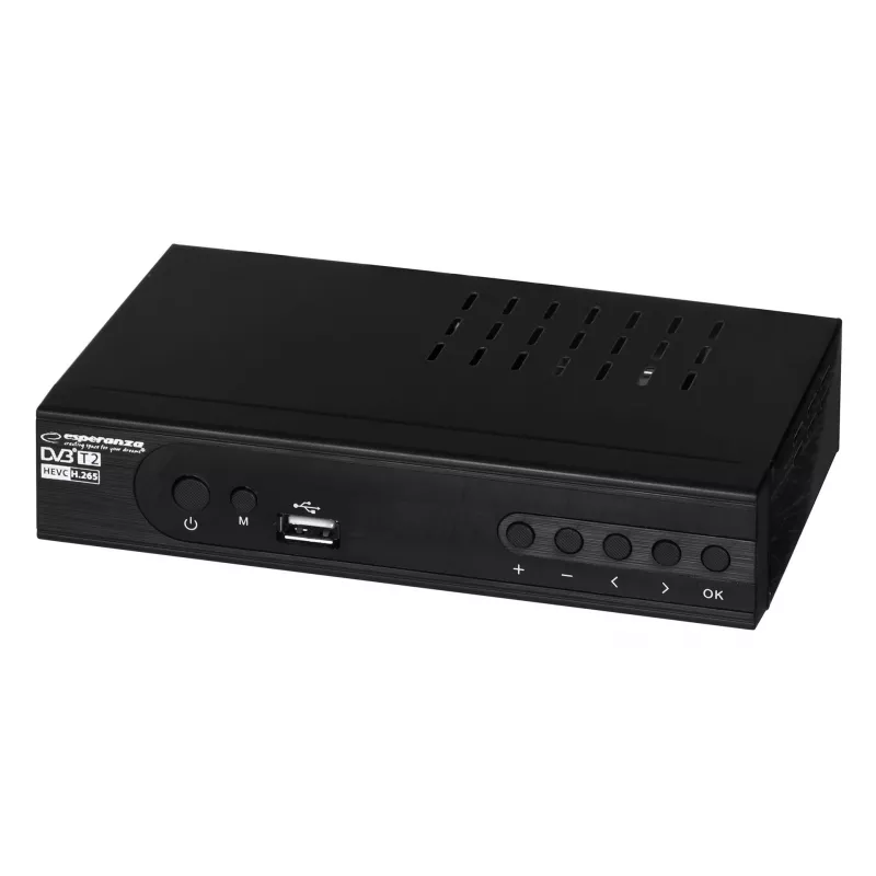 Dekoder Tuner TV DVB-T2 Hevc H.265 Kabel HDMI