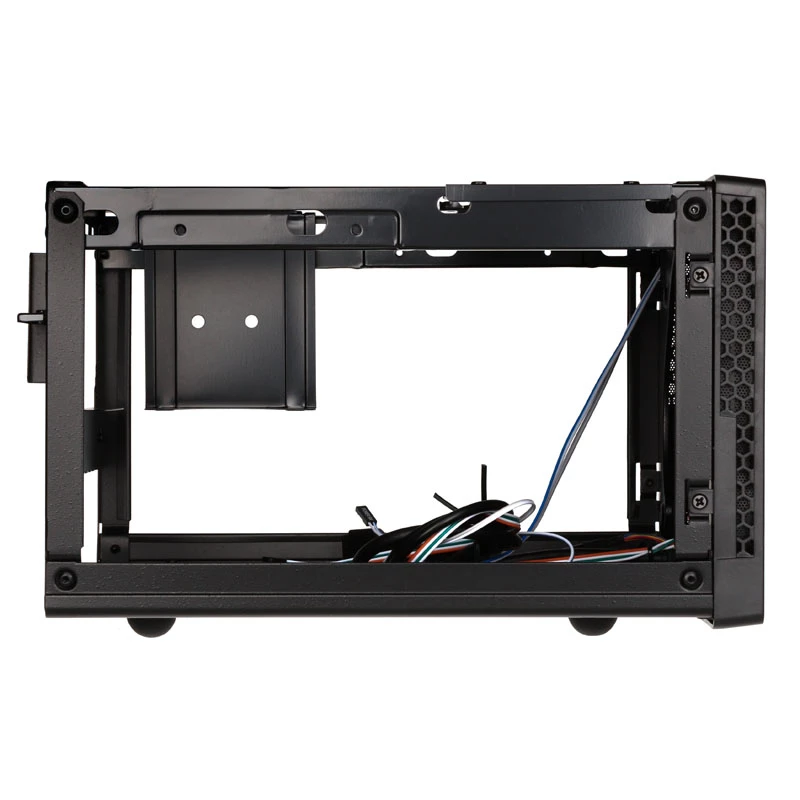 SilverStone SUGO 13 - Desktop - Mini-DTX - ohne Netzteil (AT / PS/2) - Schwarz - USB/Audio (SST-SG13B-Q)
