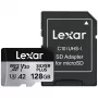 Flash-Speicher Lexar 128 GB UHS-I MicroSDXC Professional SILVER PLUS