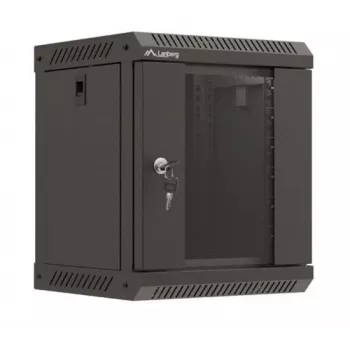 Wandmontage-Rack Lanberg WF11-3306-10B 6U Schwarz 30 kg Kapazität