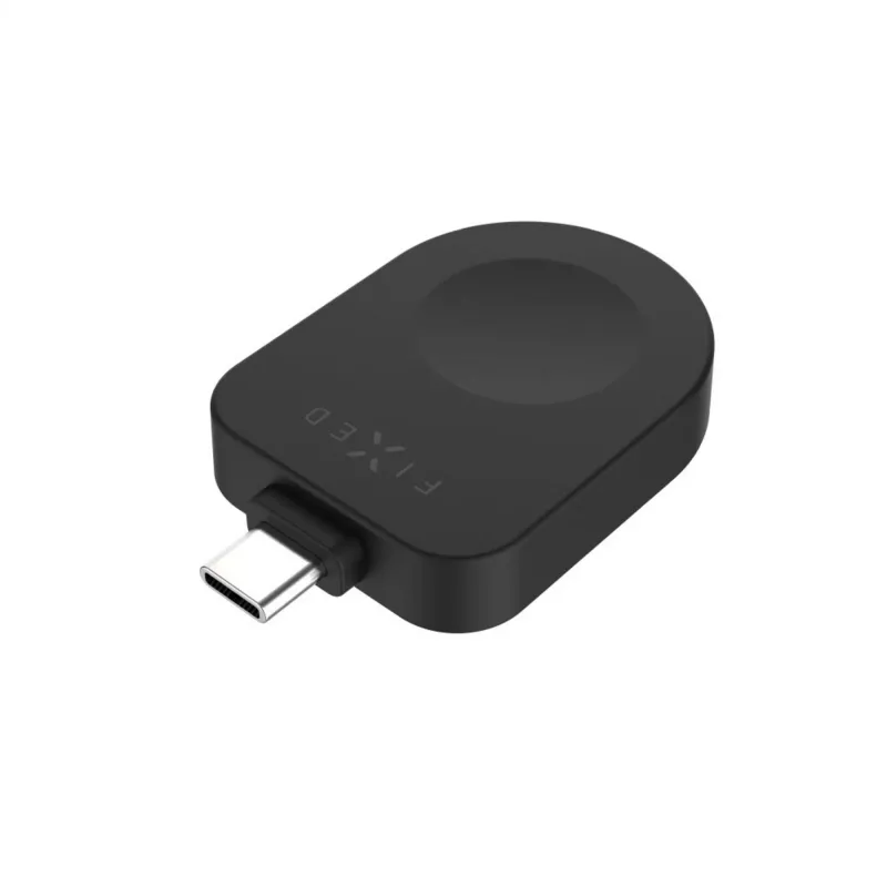 Festes USB-C-Ladeadapter FIXED FIXDW-AWAP-BK für Apple Watch Powerstation Uni, kompakter Ersatz