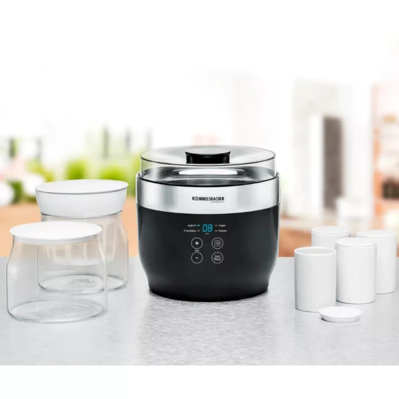 Rommelsbacher JG 80 Joghurtbereiter 1,2 l Quark - Joghurt 20 W (JG80)