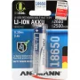 ANSMANN - Akku 18650 - Li-Ion - 2600 mAh - 9,36 Wh - Silber (1307-0000)