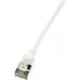 LogiLink Ultraflex SlimLine - Patchkabel - RJ-45 (M) auf RJ-45 (M) - 0,5 m - 3,8 mm - geschirmt PIMF - CAT 6a - Geschirmt, halogenfrei, vergossen - Weiß, RAL 9010