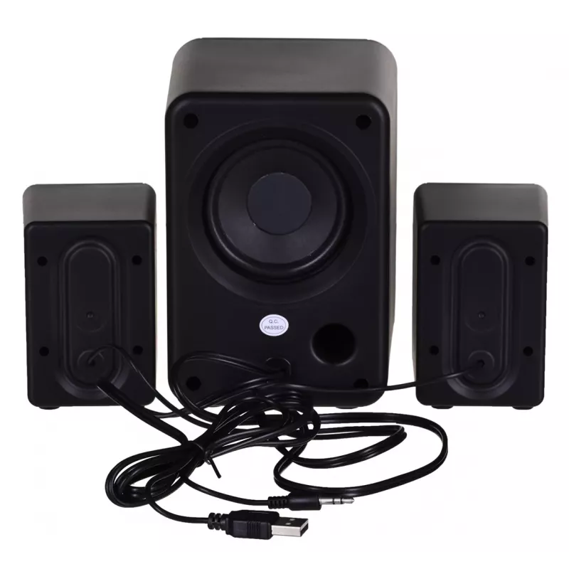 DEFENDER Lautsprecher V11 11 W kabelgebunden 2.1 Desktop-Satellitenlautsprecher, USB 5 V, schwarz