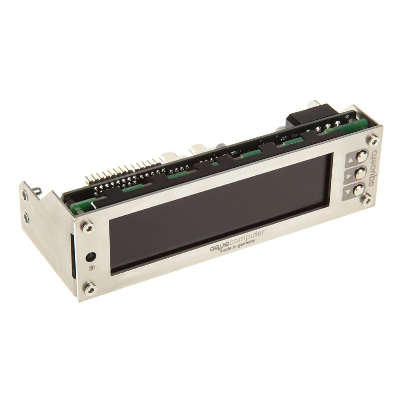 Aqua Computer 53145 Lüftersteuerung LCD Edelstahl