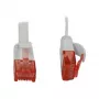 Patchkabel RJ45 - CAT6 250 MHz - 10 m weiß - UTP(U/UTP) - PVC - flach - Synergy 21 -