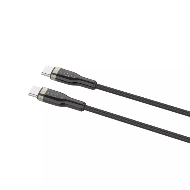 USB-C-auf-USB-C-Kabel FIXED FIXDB-CC2-BK — 2 m, 100 W, fest nicht abnehmbar