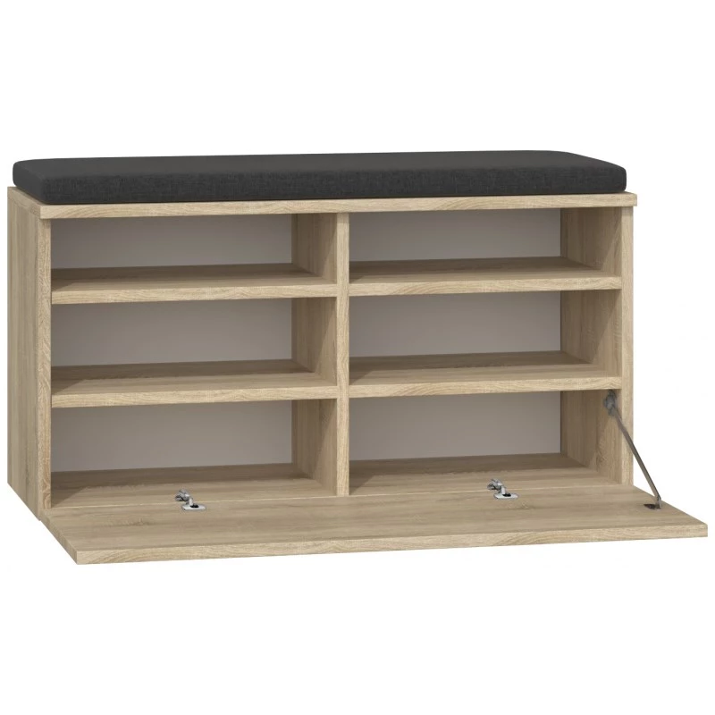 Geschlossener Schuhorganizer Top e Shop RIVA SZAFKA SONOMA — Eichenfinish, 850×460 mm, 16 mm Spanplatte