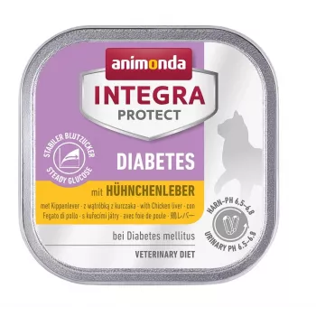 Animonda Integra Protect Diabetes Geflügelleber Nassfutter für Katzen 100 g