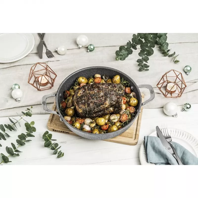 Bratpfanne Ballarini Salina Granitium, tief mit 2 Griffen, Granit, 28 cm 75002-810-0
