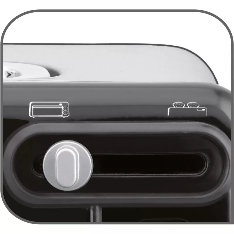Toaster Tefal TL6008 2 Scheiben 1300 W Aluminium Schwarz