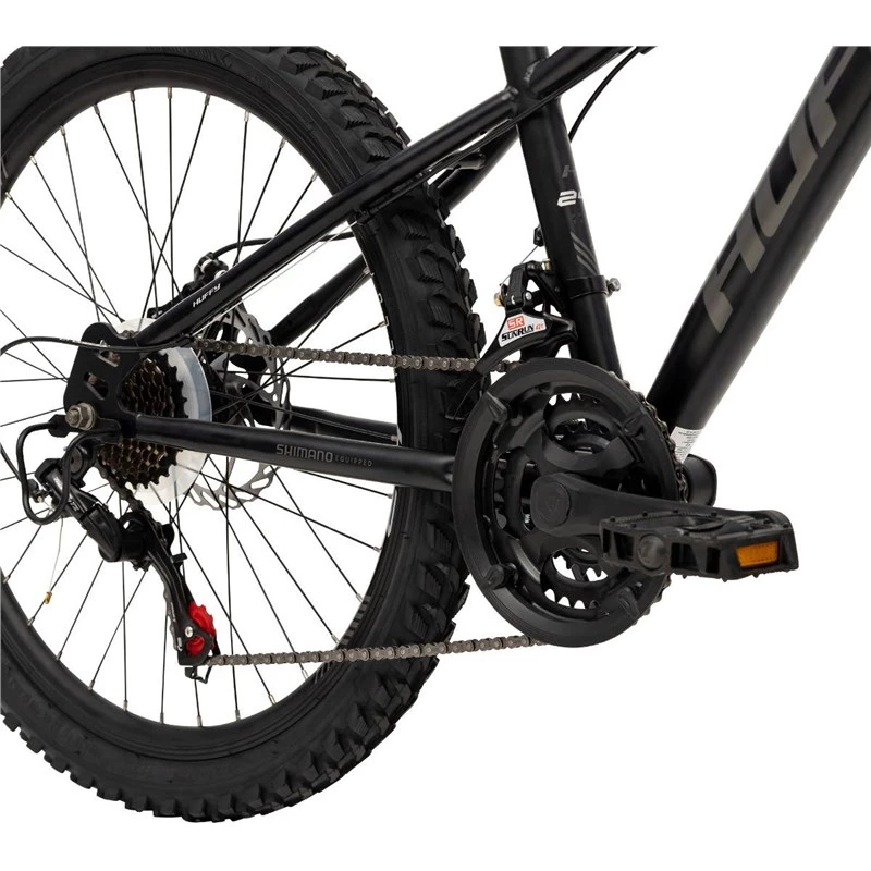 Mountainbike HUFFY Korros 24 Zoll — 24-Zoll-Laufräder, Stahlrahmen, 7-Gang