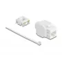 Keystone-Modul DELOCK 90722 flach RJ-45 weiß, 16×36×20,8 mm
