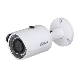 Dahua Technology Lite DH-HAC-HFW1400S Bullet CCTV-Überwachungskamera 2560×1440, 1/2,7 Zoll CMOS, 97° horizontal, 360° Rotation, kabelgebunden, weiß