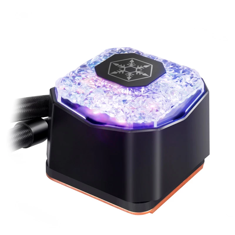 SilverStone PF360 - Flüssigkühlung für Prozessoren - (für: LGA775, LGA1156, AM2, LGA1366, AM3, LGA1155, LGA2011, FM1, FM2, LGA1150, LGA1151, AM4, LGA2066, LGA1200) - Kupfer - 120