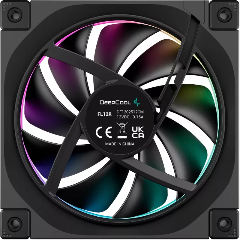 DeepCool FL12R 120mm ARGB Reverse Blade Gehäuselüfter 3er-Pack