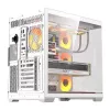 Computergehäuse Darkflash C280 (weiß) mit 7 Kühlventilatoren