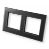 eQ-3 Homematic IP Glasrahmen 2-fach, Schwarz (162149A1)