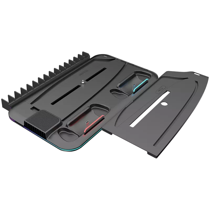 Kühlständer CANYON CS-51 RGB für PS5 schlank Schwarz mit dualer Controller-Ladestation