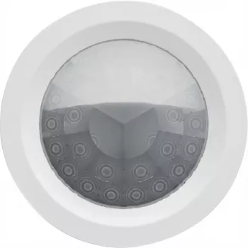 Präsenzmelder Gira Präsenzmelder Mini Komfort KNX 222500 — deckenmontierter KNX-Präsenzmelder zur automatischen Licht- und HLK-Steuerung