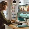 Monitor-Blickschutz QOLTEC 51075 23,8 Zoll Anti-Blaulicht, Matt Anti-Glare