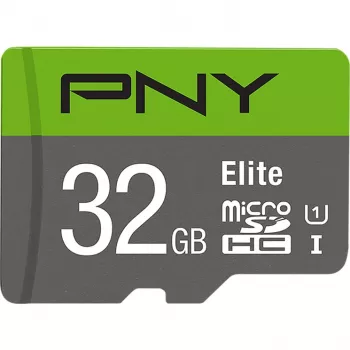 MicroSDHC-Karte PNY Elite 32 GB Class 10 UHS-I P-SDU32GU185GW-GE