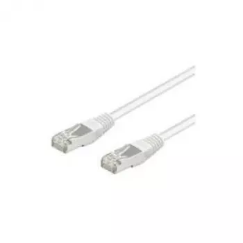 Wentronic Goobay CAT 5e Patchkabel, F/UTP, Weiß, 15 m - CCA Kupfer-Mix (93493)
