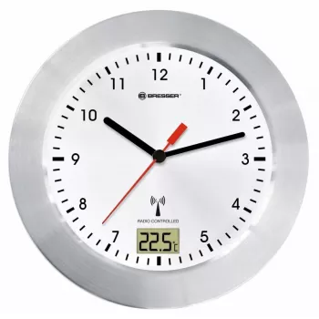 Quarzuhr Bresser Optics MYTIME BATH RC Circle Silber Weiß
