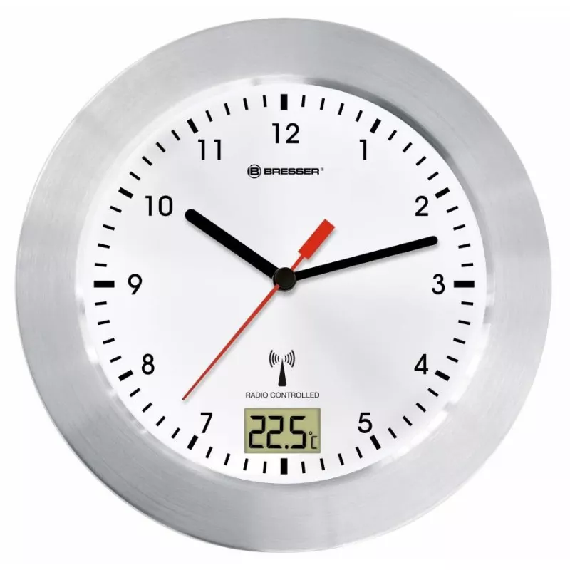 Quarzuhr Bresser Optics MYTIME BATH RC Circle Silber Weiß