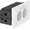 Steckdoseneinheit SDE-RW D0RT2B Modul 45 2-fach 84x140x59 mm (6119429)