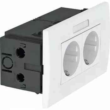 Steckdoseneinheit SDE-RW D0RT2B Modul 45 2-fach 84x140x59 mm (6119429)