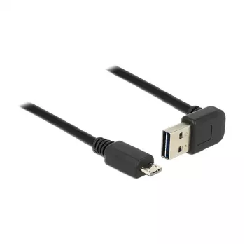 USB-Kabel DeLOCK 83536 USB 2.0 2m USB A Micro-USB B Weiß