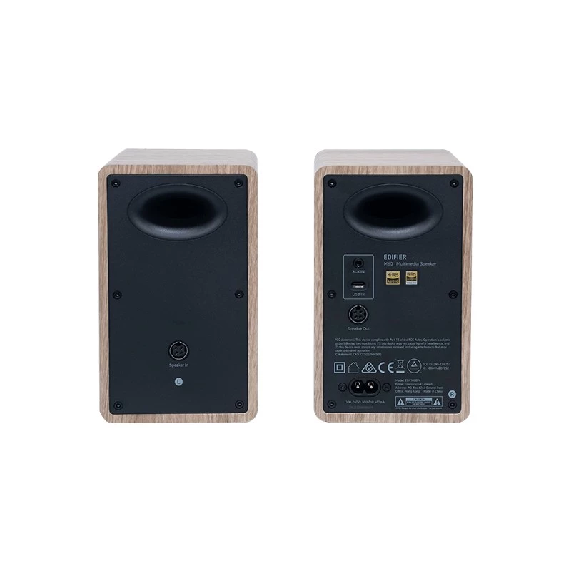 Edifier M60 Schwarz, Holz Kabelgebunden & Kabellos 66 W