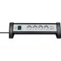 Power Extension Brennenstuhl 1156250534 1.8m 4 AC Outlets Schwarz White