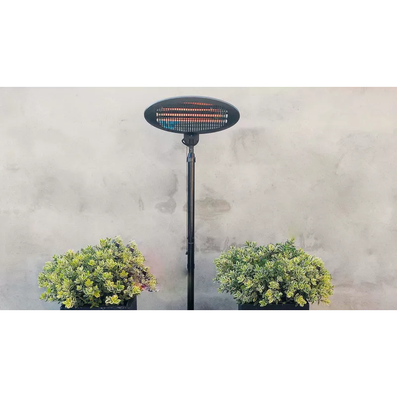 Sunred SMQ2000A Elektroheizstrahler Indoor & Outdoor Schwarz 2000 W Quarz-Elektroheizstrahler