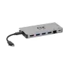 USB-C Dock - 4K HDMI, USB 3.2 Gen 1, USB-A Hub, GbE, Speicherkarte, 100W PD-Ladung, abnehmbares Kabel U442-DOCK5D-GY