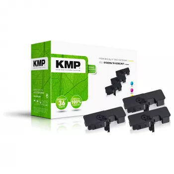 KMP Toner Kyocera TK5230C/M/Y Multipack K-T83CMYX wiederaufbereitet - wiederaufbereitet - kompatibel
