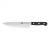 Messerset ZWILLING Gourmet 3 tlg. — geschmiedete Stahlklingen 10/16/20 cm, schwarze Kunststoffgriffe, spülmaschinenfest